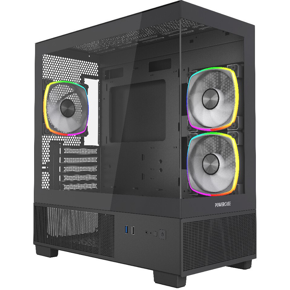 Корпус Powercase Vision Micro M3B Black