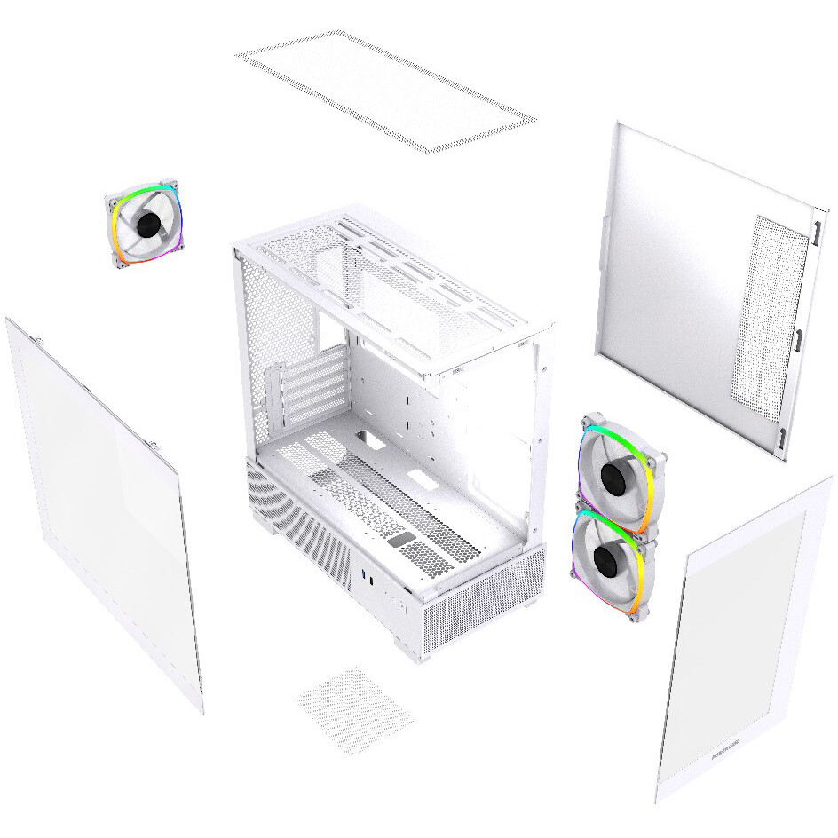 Корпус Powercase Vision Micro M3W White — изображение 8