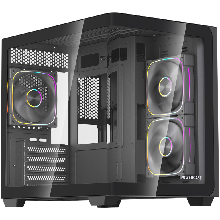 Корпус Powercase Vision Micro M5B Black