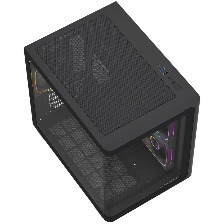 Корпус Powercase Vision Micro M5B Black — изображение 4