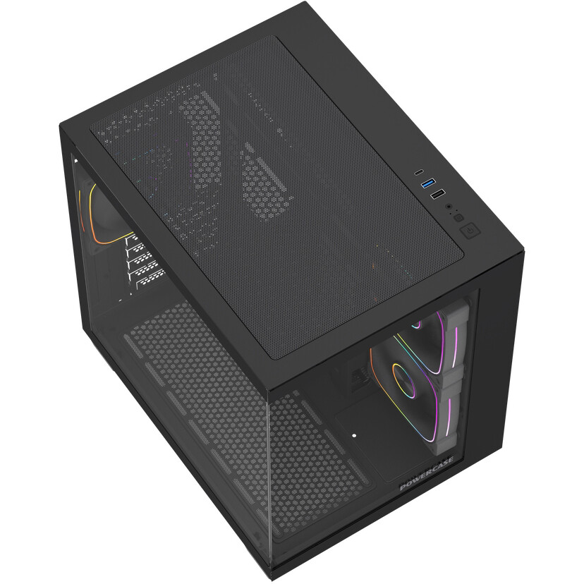 Корпус Powercase Vision Micro M5CB Black — изображение 4