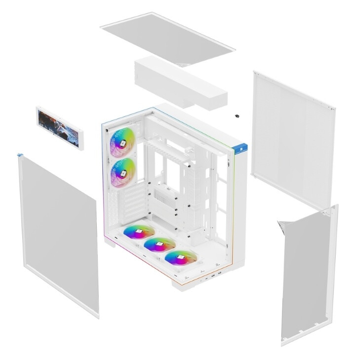 Корпус Thermalright TR-A70 Vision FAN5-C White — изображение 7