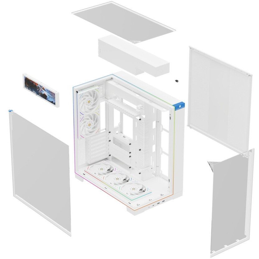 Корпус Thermalright TR-A70 Vision FanUB White — изображение 7