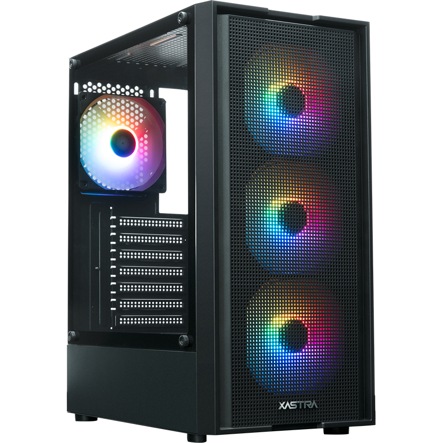 Корпус XASTRA A301 4FRGB Black