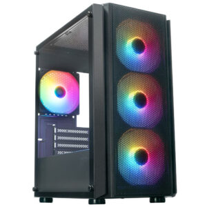 Корпус XASTRA A402M 4FRGB Black