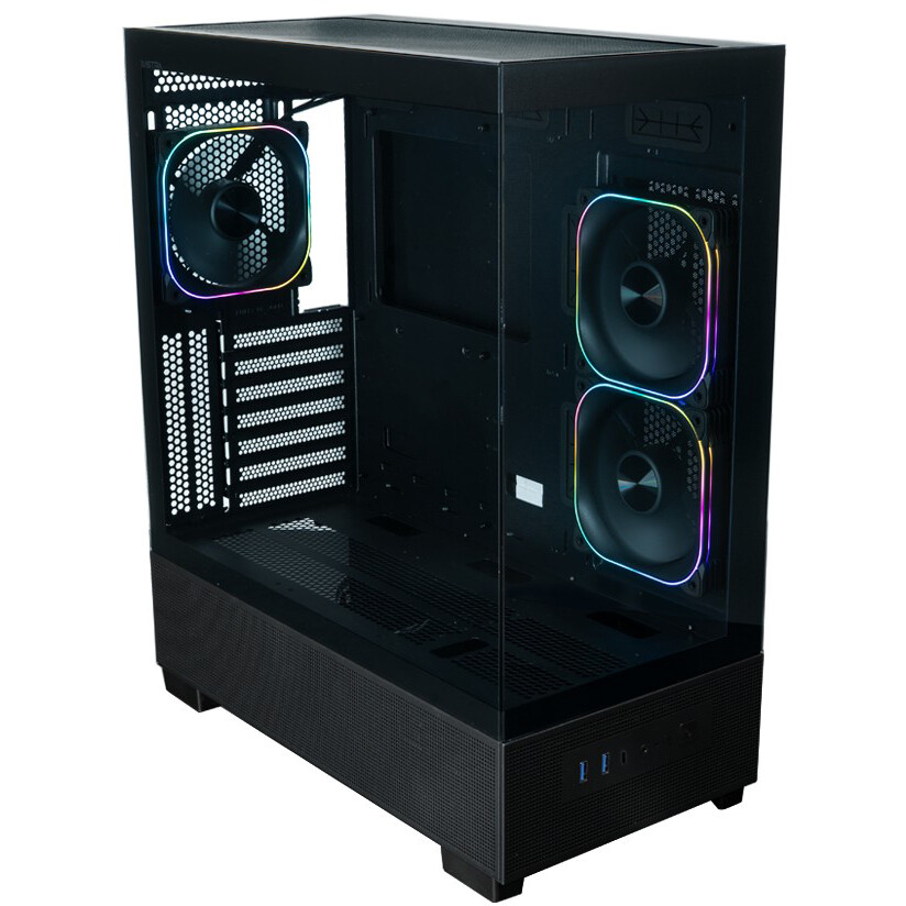 Корпус XASTRA Q500 3ARGB-FG-C10-UC Black — изображение 6