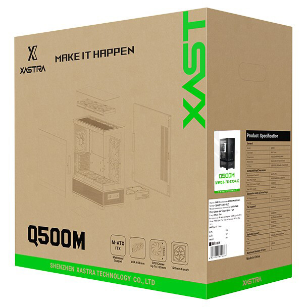 Корпус XASTRA Q500M 6ARGB-FG-C10-UC Black — изображение 4