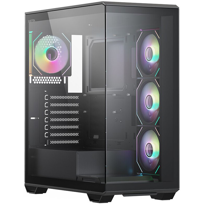 Корпус XASTRA Q600 4FM12A-C10-UC Black