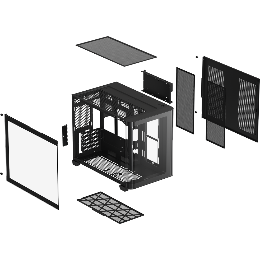Корпус XASTRA QR500M 3ARGB-C10-UC Black — изображение 5