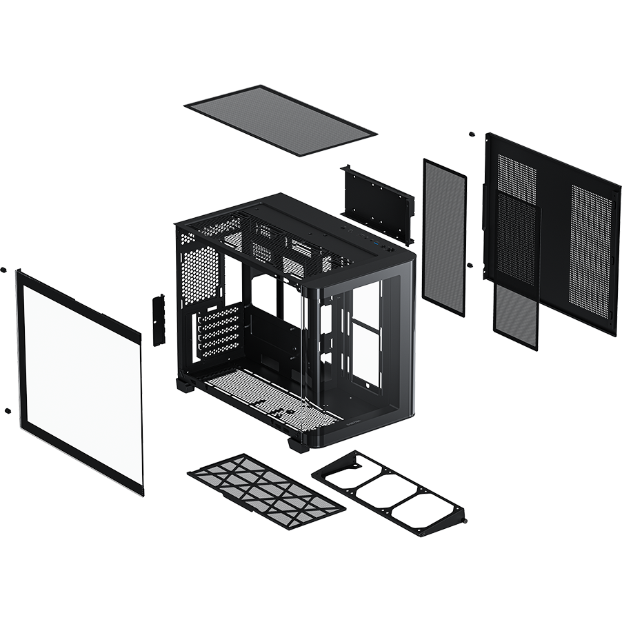 Корпус XASTRA QR500M 6ARGB-FC-C6-UC Black — изображение 4