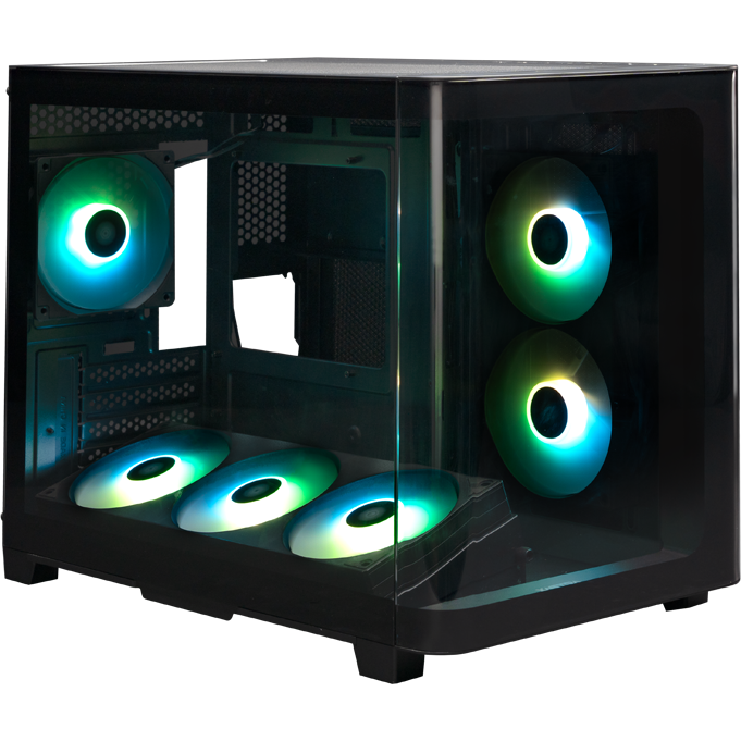 Корпус XASTRA QR500M 6ARGB-FC-C6-UC Black — изображение 6