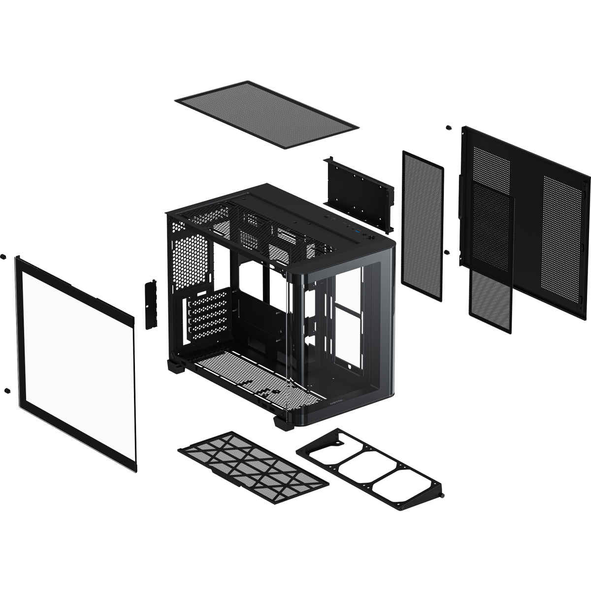 Корпус XASTRA QR500M 6ARGB-FM-C10-UC Black — изображение 8