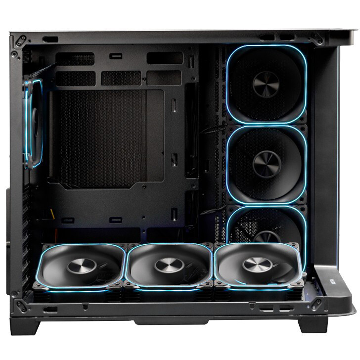 Корпус XASTRA QR600 7ARGB-FG-C10-UC Black — изображение 6