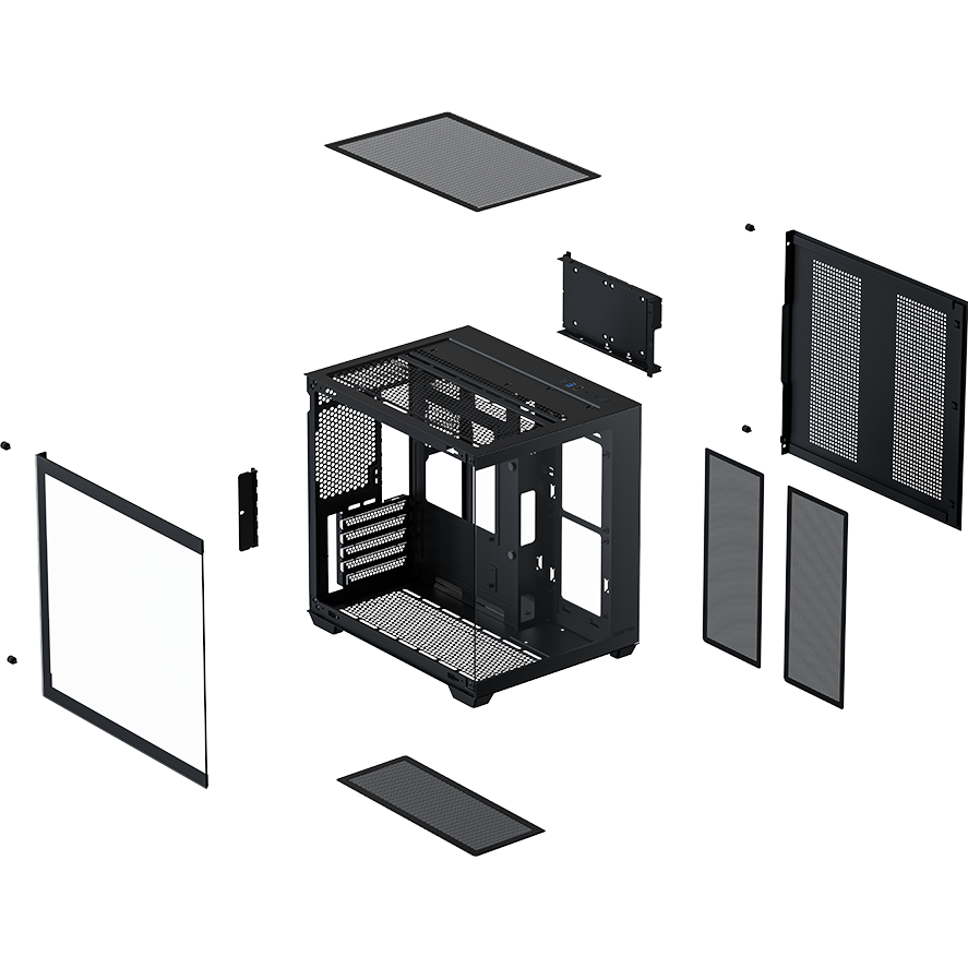 Корпус XASTRA QW400M 5ARGB-FC-C6-AC Black — изображение 4