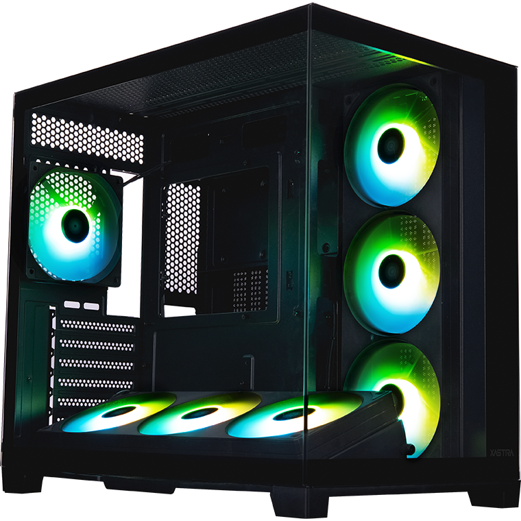 Корпус XASTRA QW500 7ARGB-FC-C6-UC Black — изображение 8
