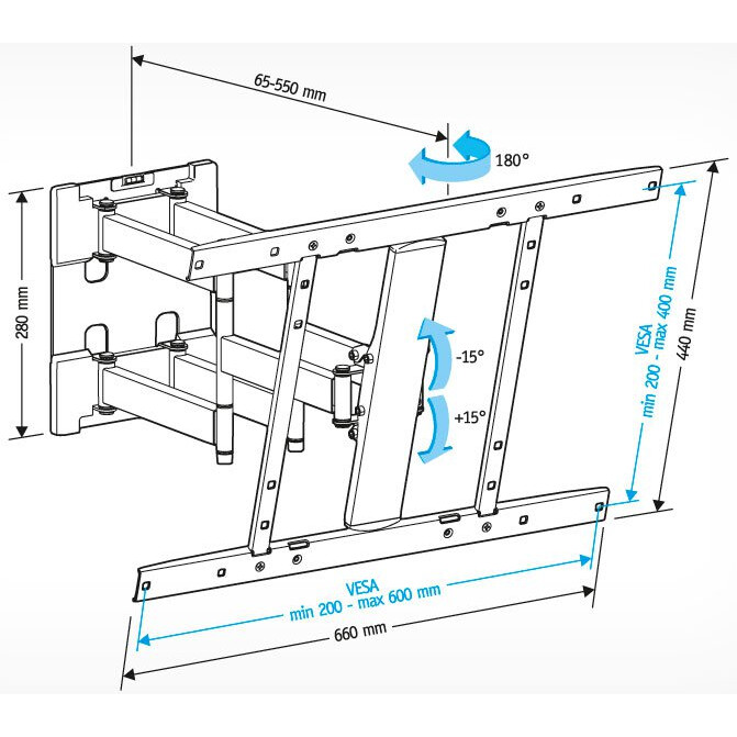 Кронштейн Holder LCD-SU6602 Black — изображение 3
