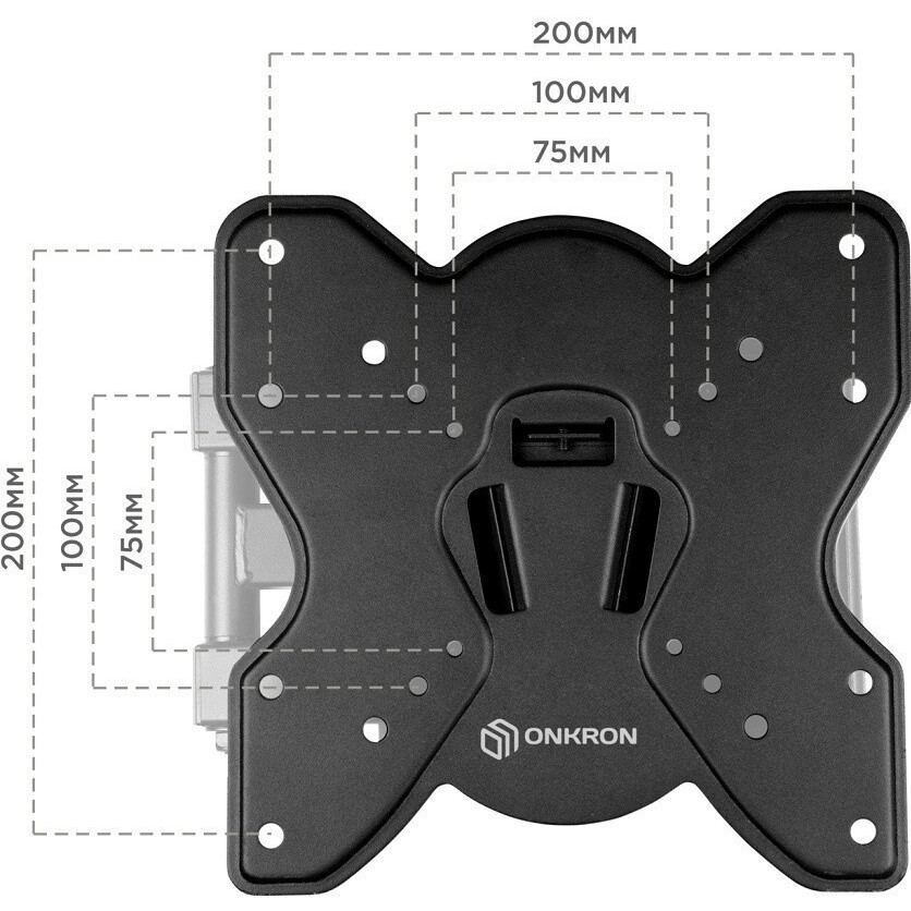 Кронштейн Onkron NP23 Black — изображение 2