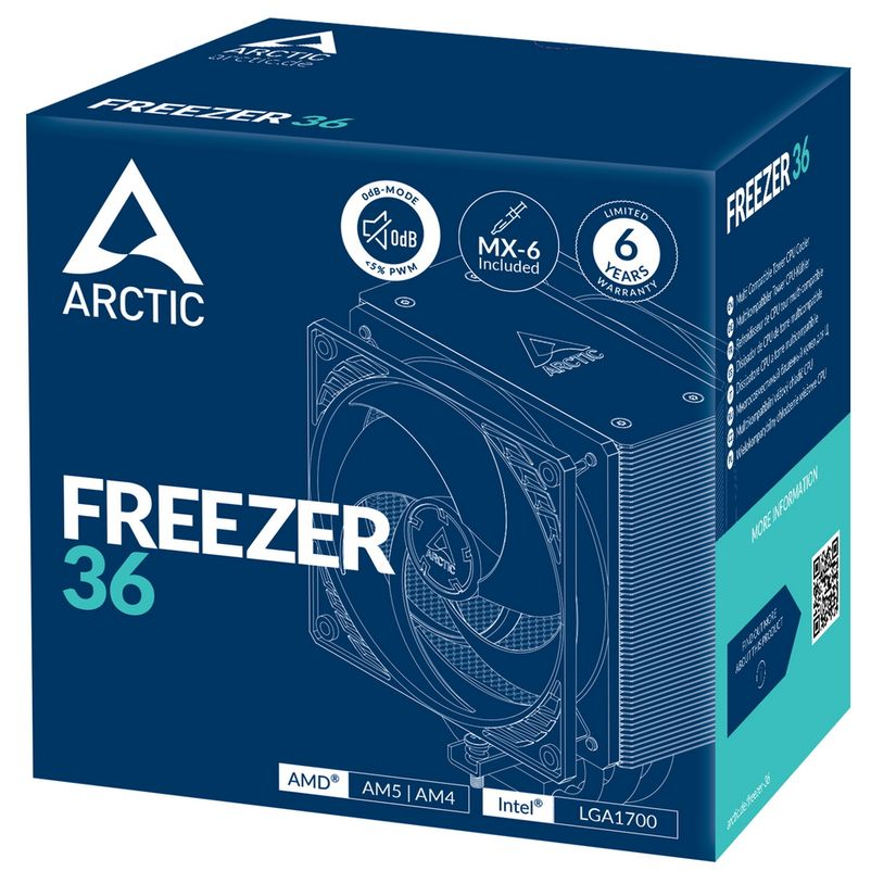 Кулер Arctic Freezer 36 (ACFRE00121A) — изображение 6