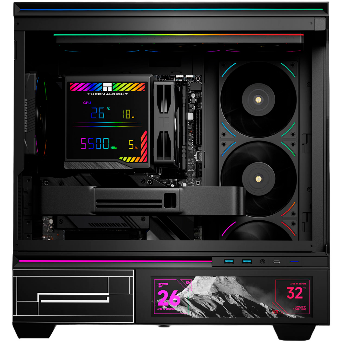 Кулер Thermalright Peerless Assassin 140 Digital Black — изображение 2