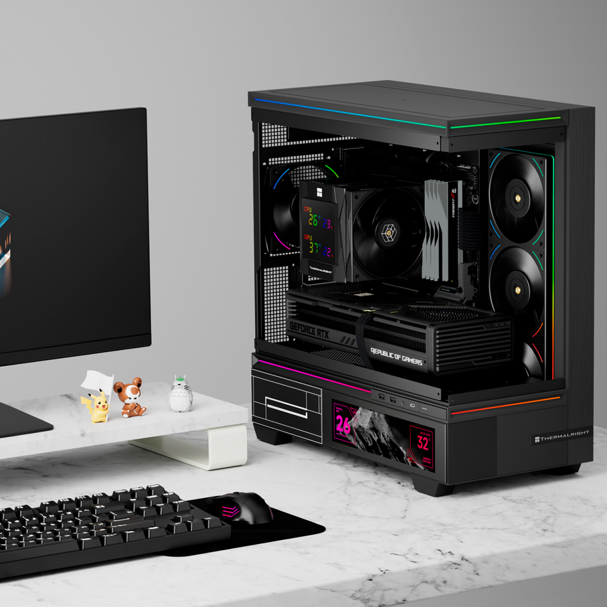 Кулер Thermalright Royal Knight 120 Digital Black — изображение 3