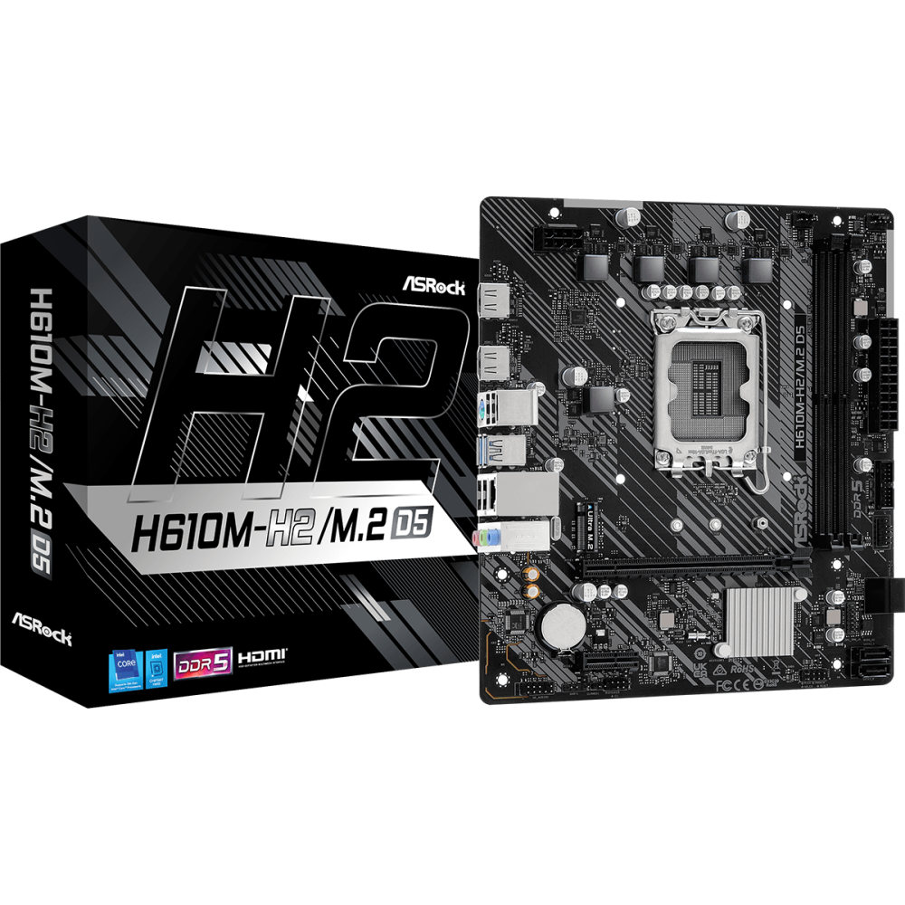 Материнская плата ASRock H610M-H2/M.2 D5 — изображение 5