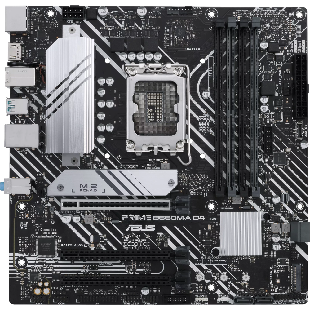 Материнская плата ASUS PRIME B660M-A D4-CSM, Intel B660, mATX