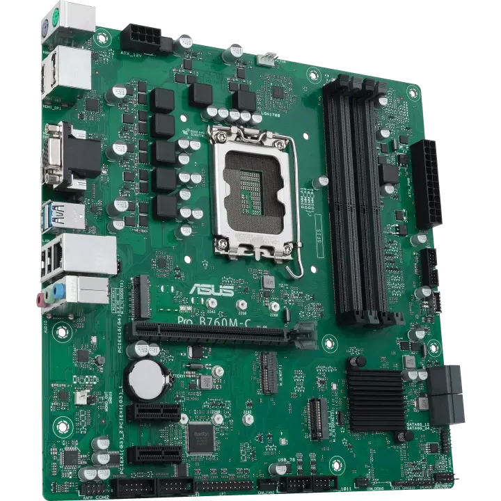Материнская плата ASUS PRO B760M-C-CSM, LGA1700, Intel B760, mATX — изображение 3