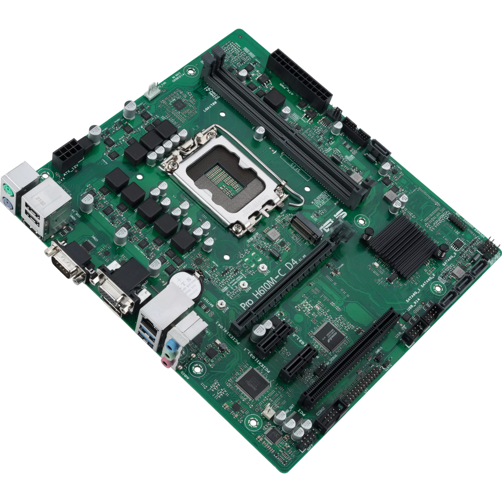 Материнская плата ASUS PRO H610M-C D4-CSM, LGA1700, Intel H610, mATX — изображение 3