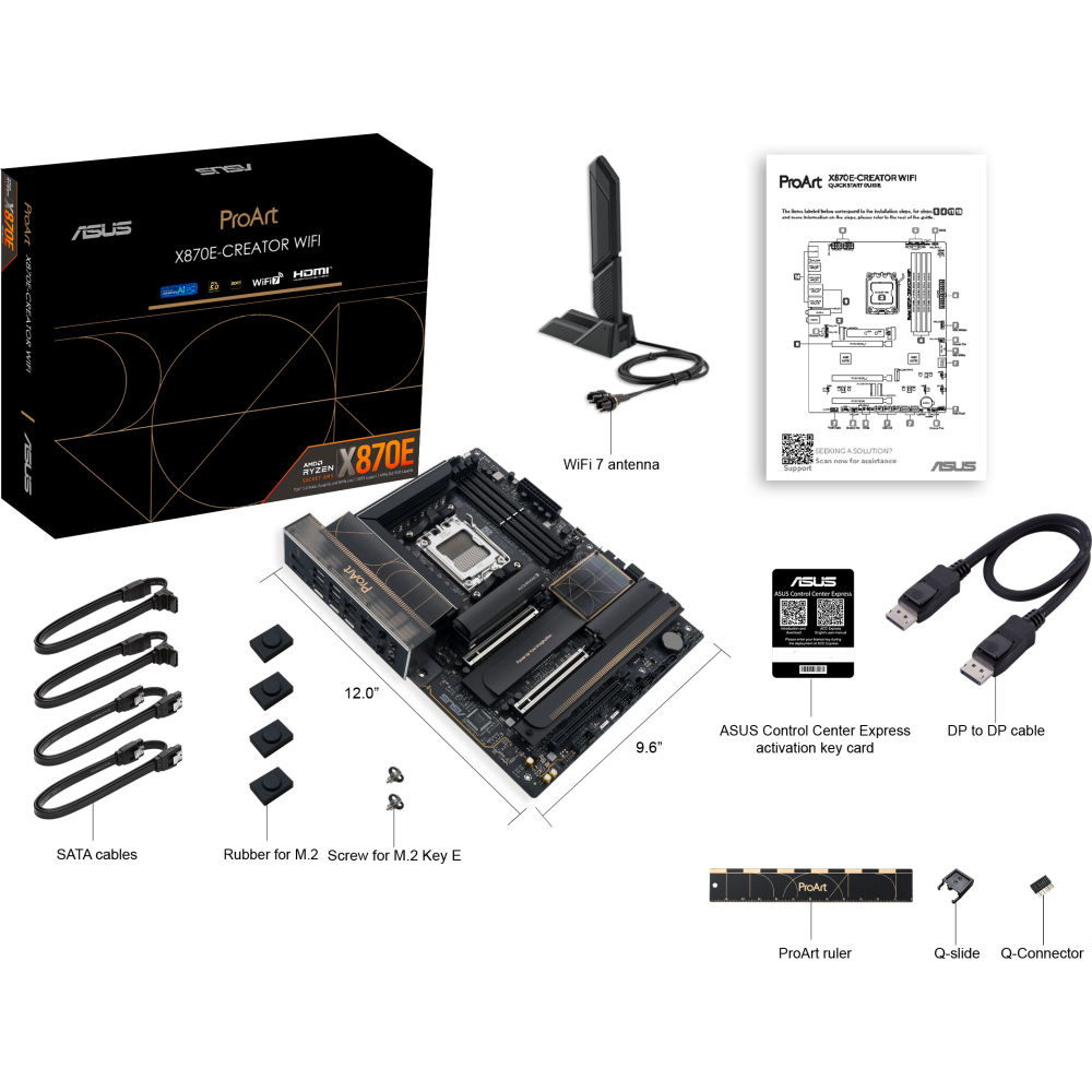 Материнская плата ASUS PROART X870E-CREATOR WIFI, AM5, AMD X870E, ATX — изображение 5