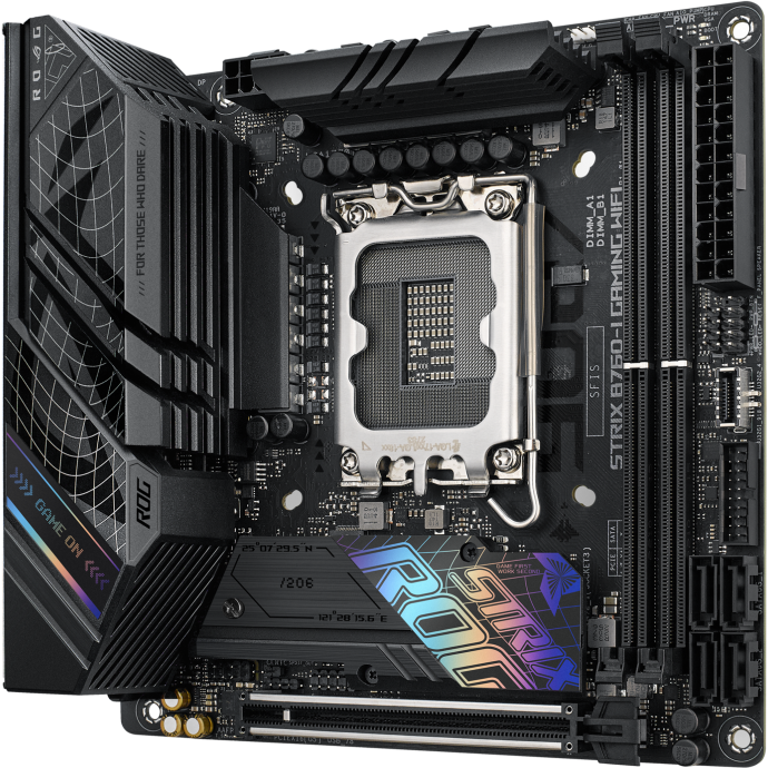 Материнская плата ASUS ROG STRIX B760-I GAMING WIFI, LGA1700, Intel B760, Mini-ITX — изображение 3