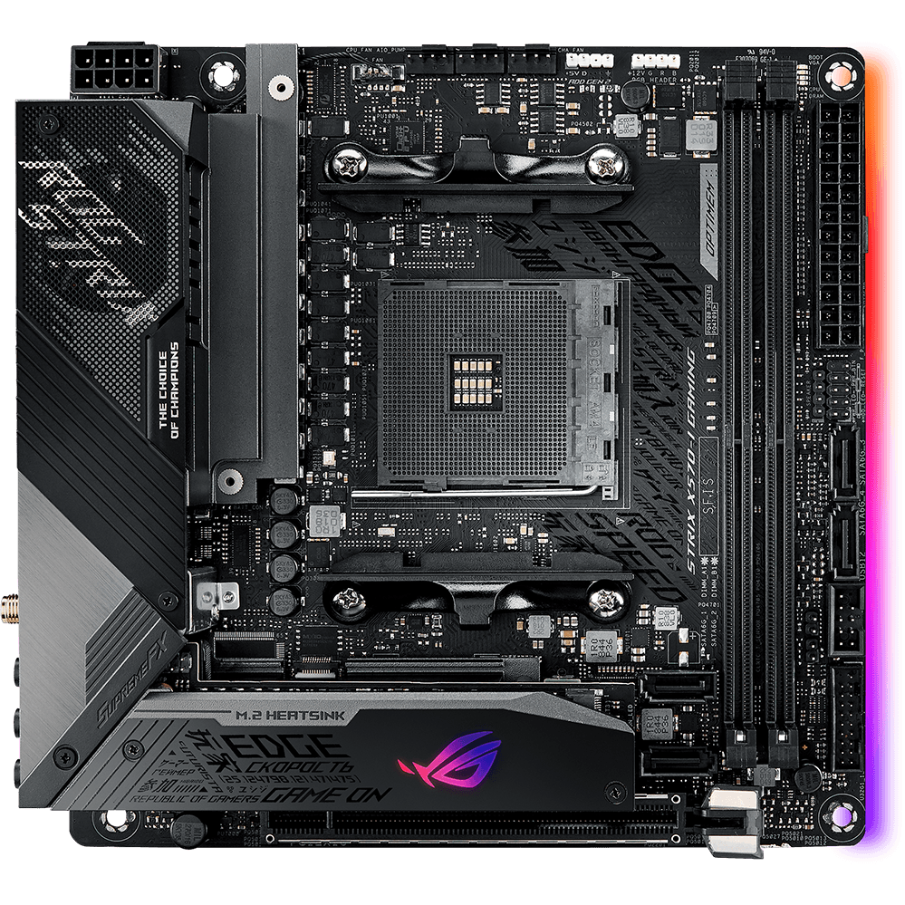 Материнская плата ASUS ROG Strix X570-I Gaming, AM4, AMD X570, Mini-ITX