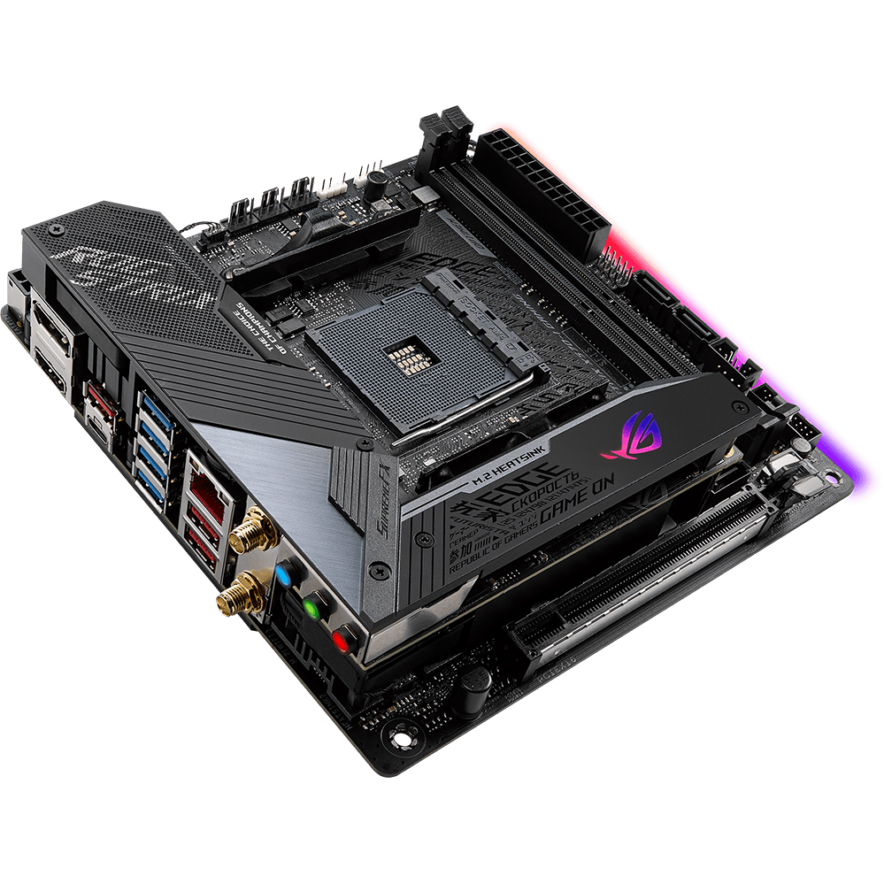 Материнская плата ASUS ROG Strix X570-I Gaming, AM4, AMD X570, Mini-ITX — изображение 2