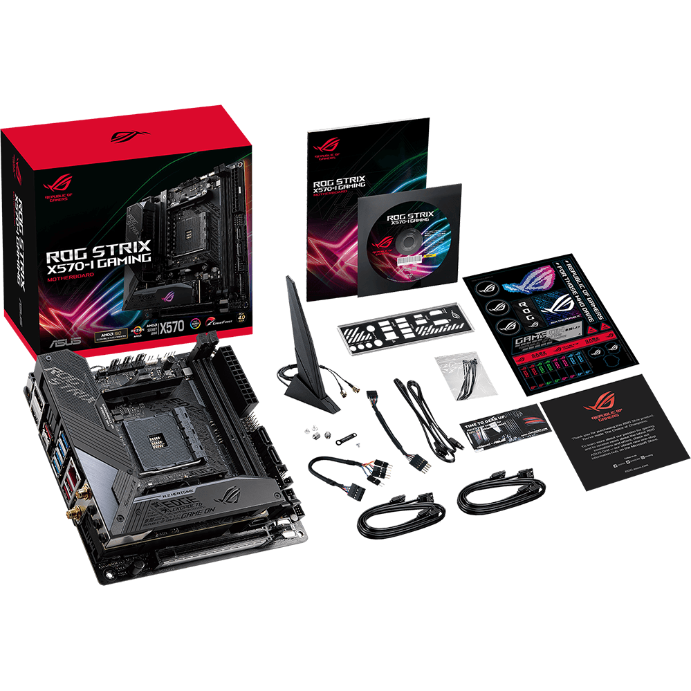 Материнская плата ASUS ROG Strix X570-I Gaming, AM4, AMD X570, Mini-ITX — изображение 5