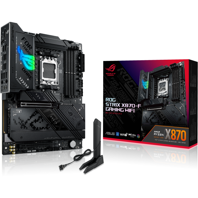 Материнская плата ASUS ROG STRIX X870-F GAMING WIFI, AM5, AMD X870, ATX — изображение 8