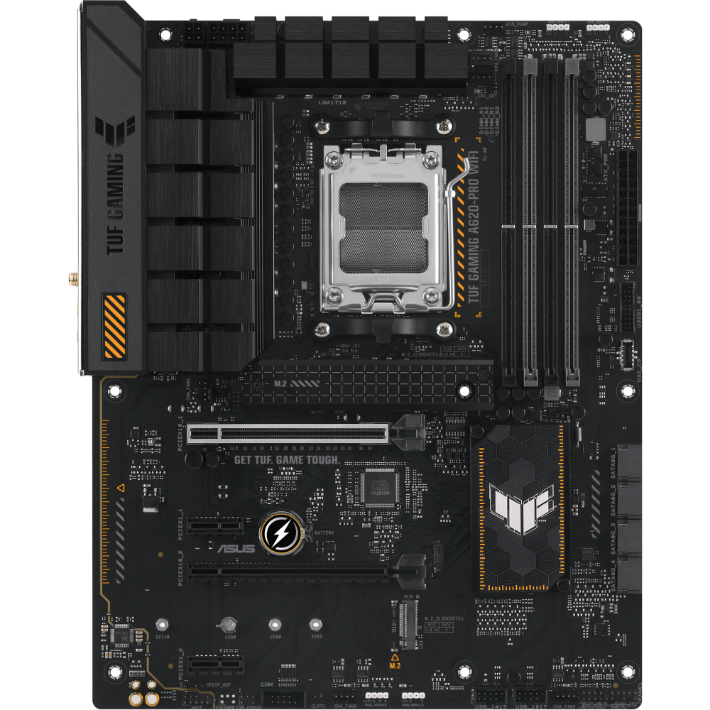 Материнская плата ASUS TUF GAMING A620-PRO WIFI, AM5, AMD A620, ATX