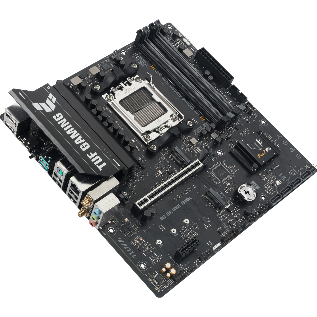 Материнская плата ASUS TUF GAMING A620AM-PLUS WIFI, AM5, AMD A620A, mATX — изображение 4