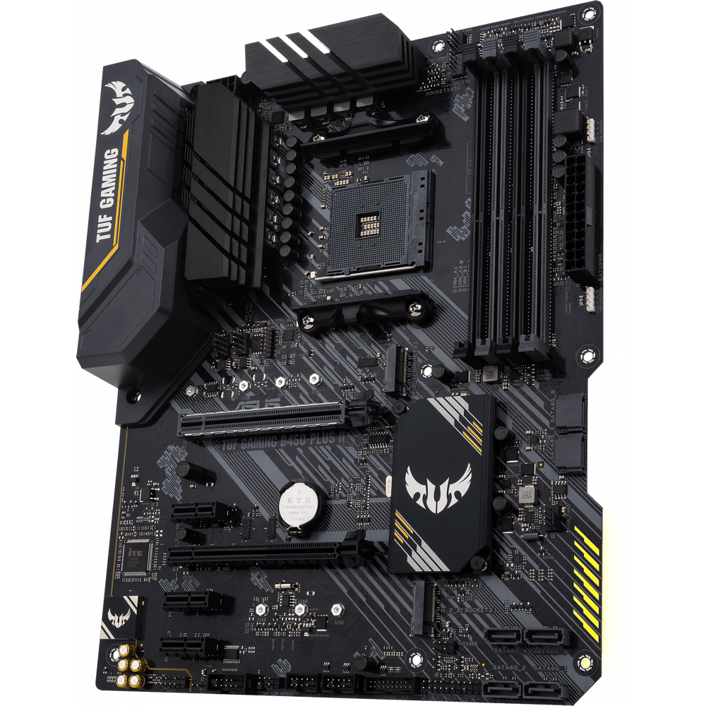 Материнская плата ASUS TUF GAMING B450-PLUS II, AM4, AMD B450, ATX — изображение 2