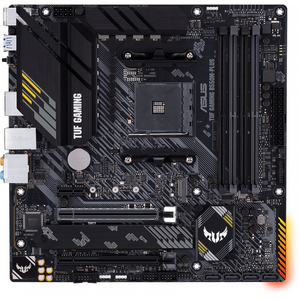 Материнская плата ASUS TUF GAMING B550M-PLUS, AM4, AMD B550, mATX
