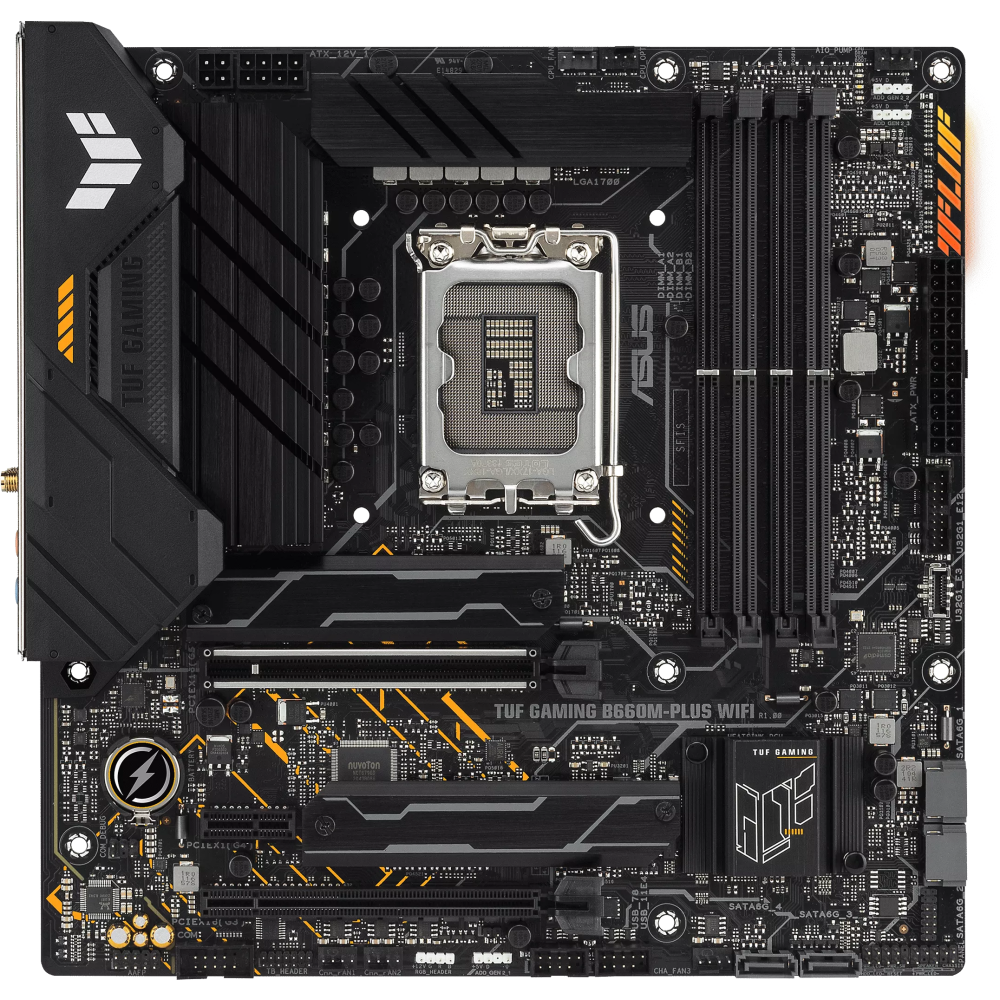 Материнская плата ASUS TUF GAMING B660M-PLUS WIFI, LGA1700, Intel B660, mATX