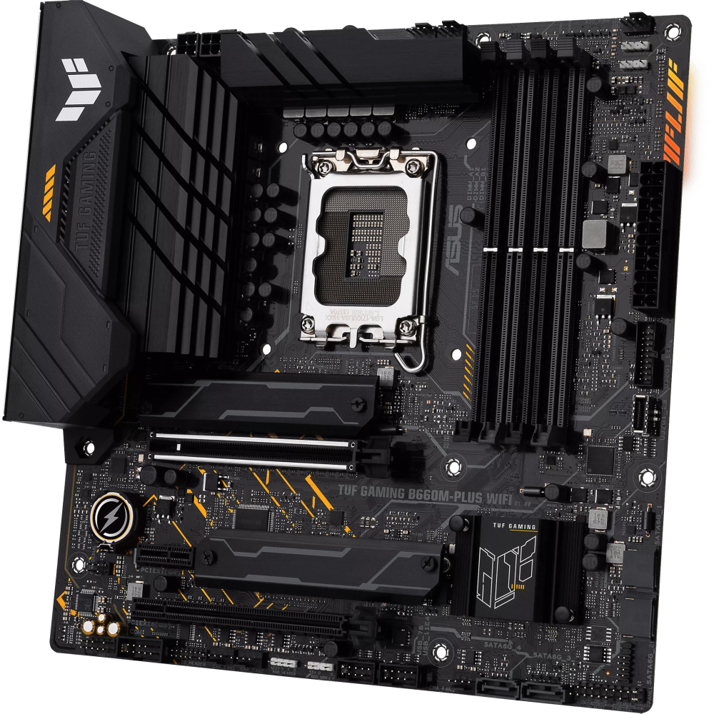 Материнская плата ASUS TUF GAMING B660M-PLUS WIFI, LGA1700, Intel B660, mATX — изображение 3