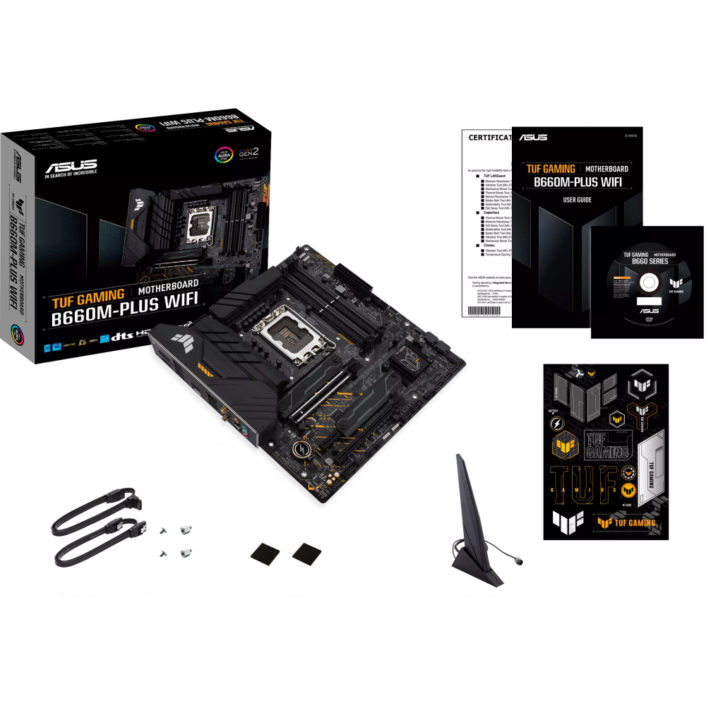 Материнская плата ASUS TUF GAMING B660M-PLUS WIFI, LGA1700, Intel B660, mATX — изображение 6