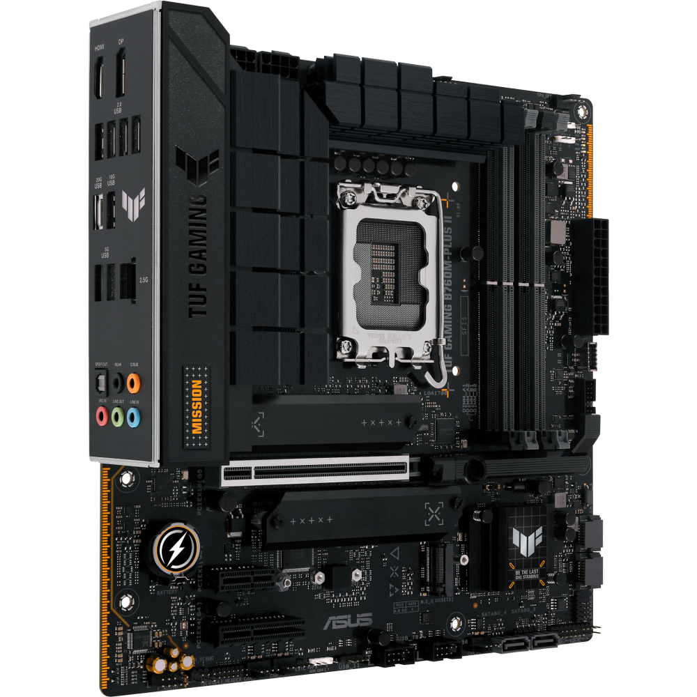 Материнская плата ASUS TUF GAMING B760M-PLUS II, LGA1700, Intel B760, mATX — изображение 2