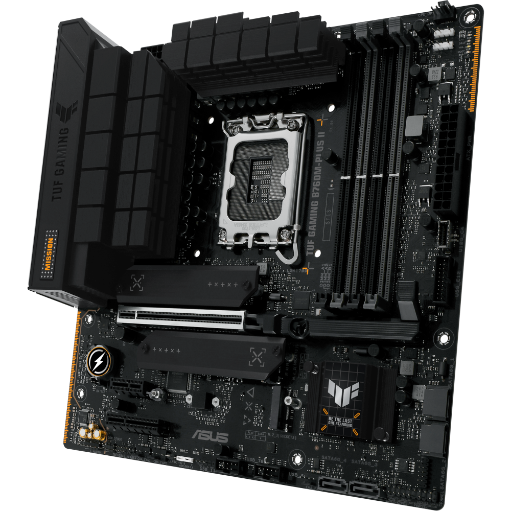 Материнская плата ASUS TUF GAMING B760M-PLUS II, LGA1700, Intel B760, mATX — изображение 3