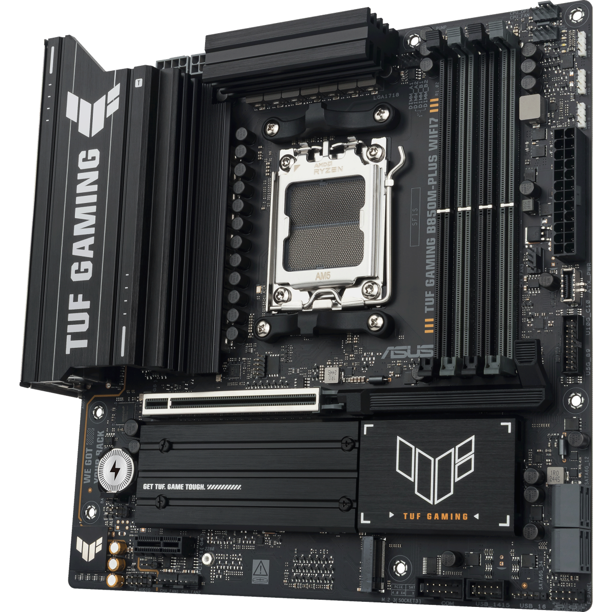 Материнская плата ASUS TUF GAMING B850M-PLUS WIFI7, AM5, AMD B850, mATX — изображение 3