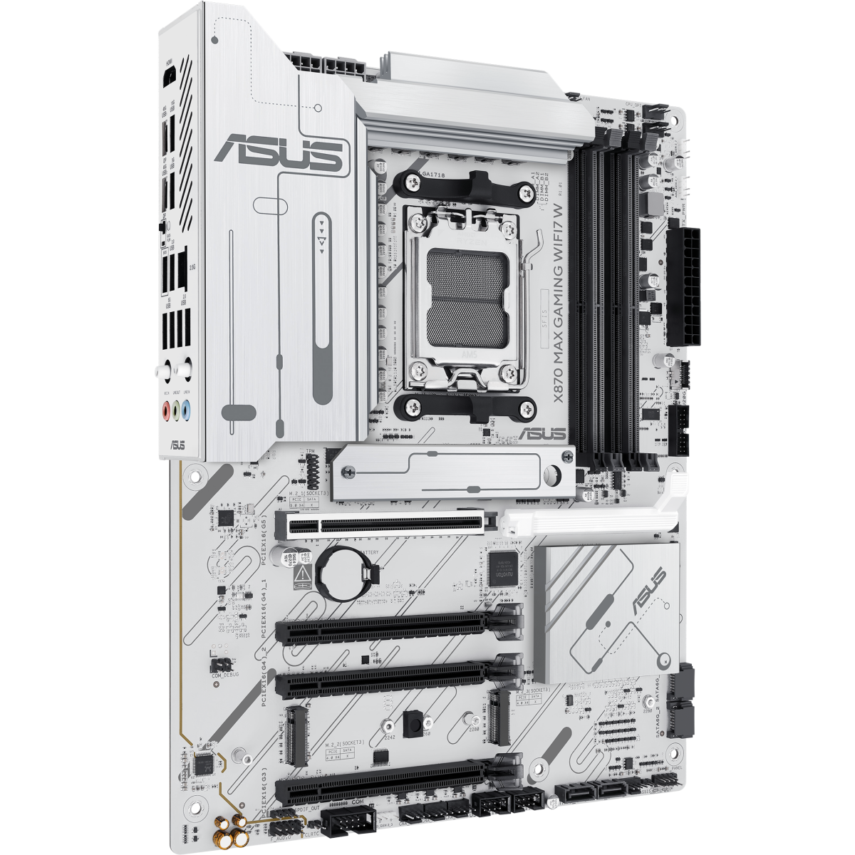 Материнская плата ASUS X870 MAX GAMING WIFI7 W, AM5, AMD X870, ATX — изображение 2