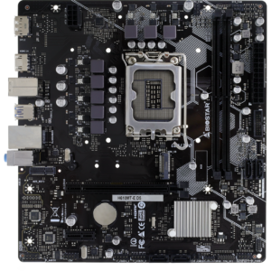 Материнская плата Biostar H610MT-E D5, LGA1700, Intel H610, mATX