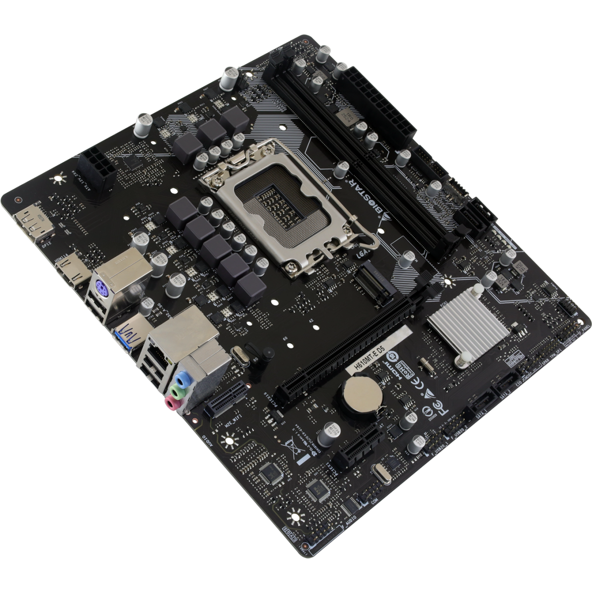 Материнская плата Biostar H610MT-E D5, LGA1700, Intel H610, mATX — изображение 2