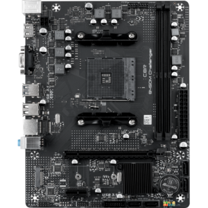 Материнская плата CBR MB-MSB450-65W-BLK, AM4, AMD B450, mATX