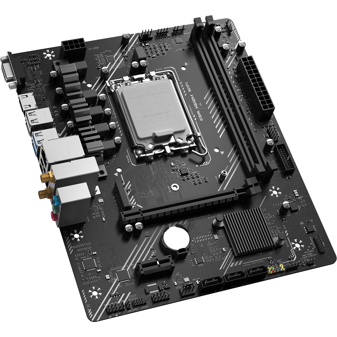 Материнская плата CBR H610M WiFi — изображение 2