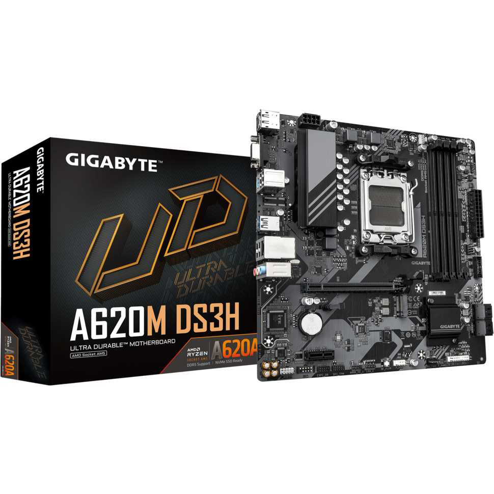 Материнская плата Gigabyte A620M DS3H (rev. 2.0) — изображение 4